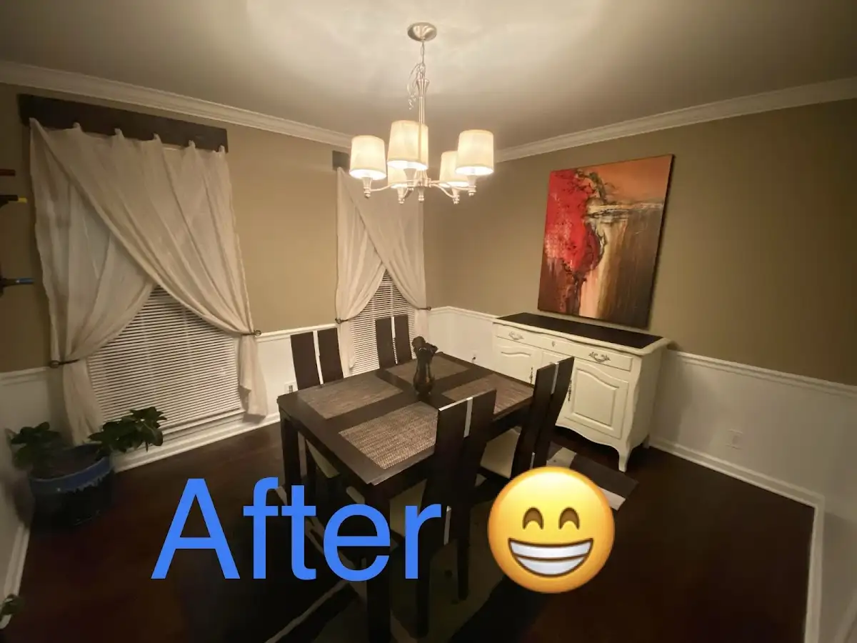 Professional dining room restoration after water damage in Pleasant View