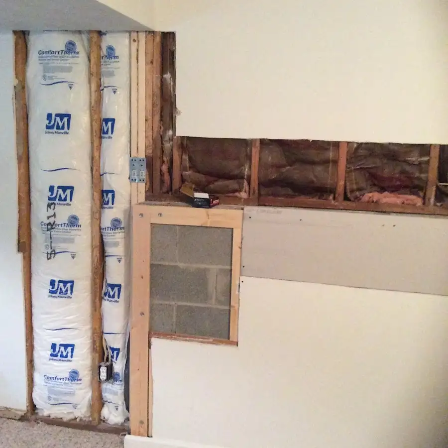 Wall insulation replacement during Odor Removal & Deodorization in Pleasant View